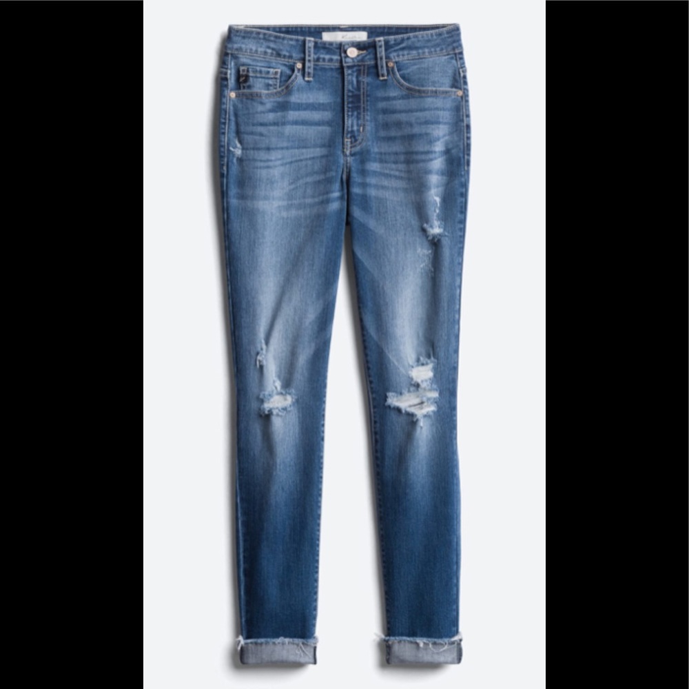 EUC Kan Can Annalise Skinny Distressed size 29
